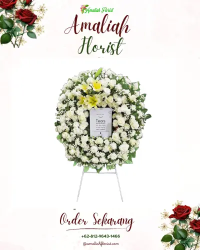 Krans Bunga Duka Cita cilampeni